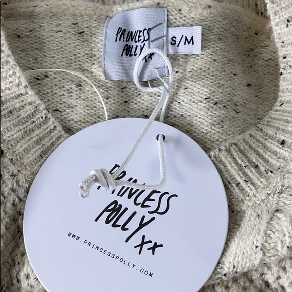 Princess Polly Cable Knit Balloon Sleeve Jumper - Picture 11 of 12